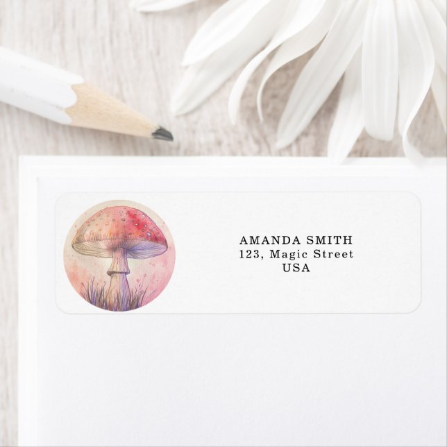 Etiqueta Magic Fly agaric (In situ)