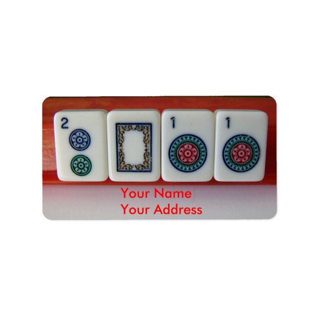 Etiqueta Mah-Jongg 2011 (Frente)