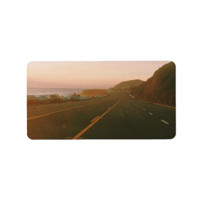 Etiqueta Malibu Roadtrip (Frente)