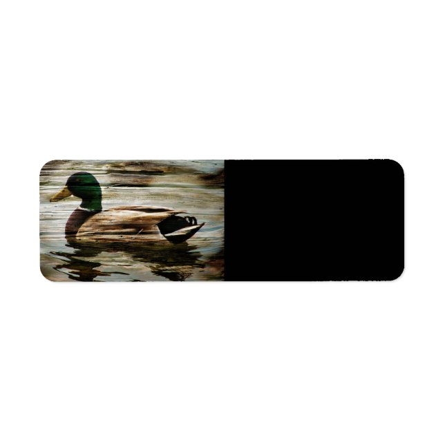 Etiqueta Mallard Duck (Frente)
