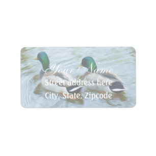 Etiqueta Mallard Ducks