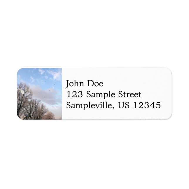 Etiqueta Mañana de invierno I (Frente)