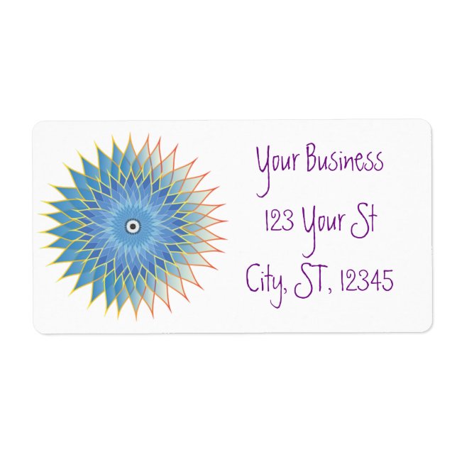 Etiqueta Mandala Lotus Blossom Thunder_Cove (Frente)