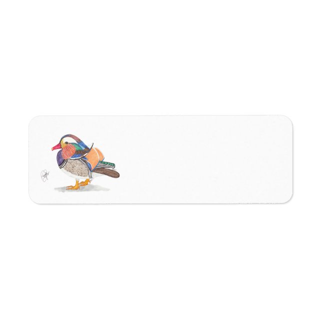 ETIQUETA MANDARIN DUCK (Frente)