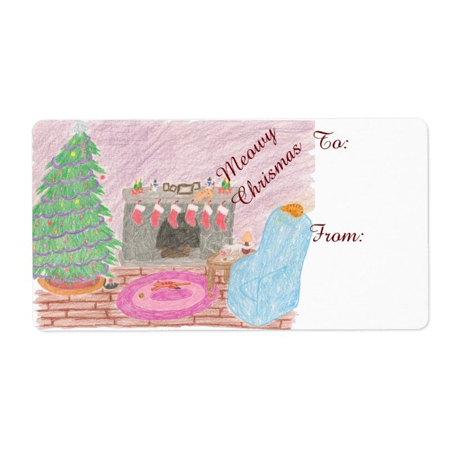 Etiqueta Mando de Kitty-mas (navidades) (Frente)