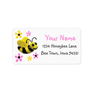 Etiqueta Manosee la abeja Baby Shower