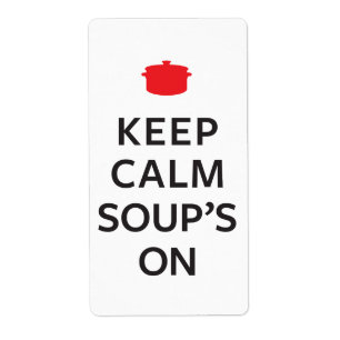 Etiqueta Mantener la sopa de calma encendida
