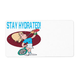 Etiqueta Mantente hidratado