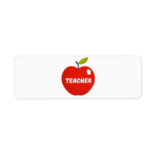 Etiqueta Manzana de los maestros
