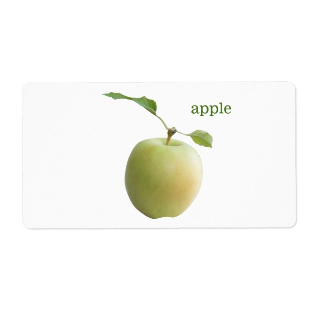 Etiqueta Manzana verde (Frente)