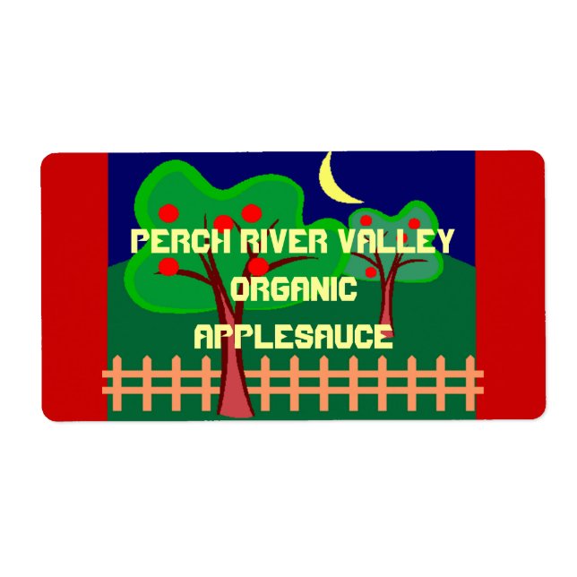 Etiqueta Manzanas de Apple Home Canning Applesauce Mantequi (Frente)