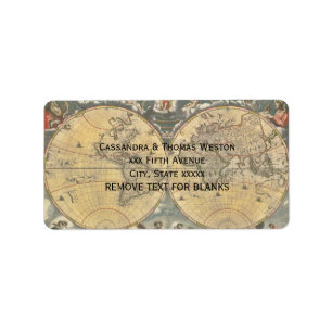 Etiqueta Mapa del Mundo Antiguo, dirección de BG #2 en prob