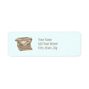 Etiqueta Máquina de escribir