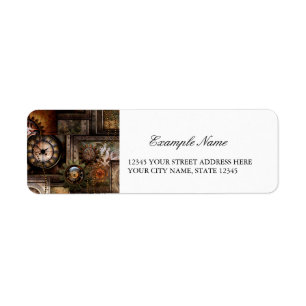 Etiqueta Maravilloso diseño de steampunk