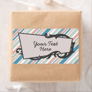 Etiqueta Marco Art Nouveau