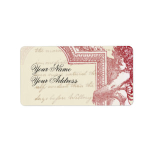 Etiqueta Marco de Cherub, en frambuesa,