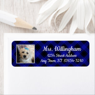 Etiqueta Marco fotográfico de Mascota Personalizado corto c