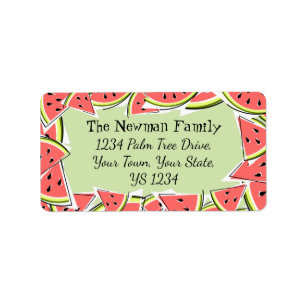 Etiqueta Marco verde de la sandía