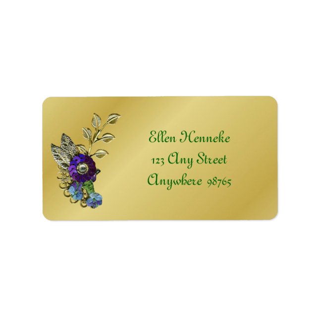 Etiqueta Mardi Gras Frolic (Frente)