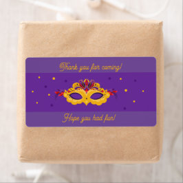 Etiqueta Mardi Gras Masquerade Theme