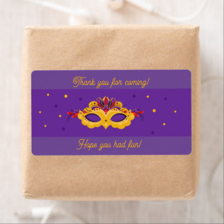 Etiqueta Mardi Gras Masquerade Theme
