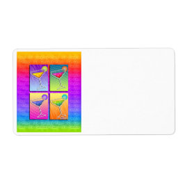 ETIQUETA MARGARITAS DE Pop Art