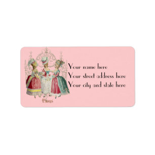 Etiqueta Marie Antoinette Ladies in Waiting Labels