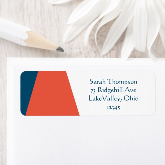 Etiqueta Marina y Coral Modernos (In situ)