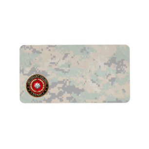 Etiqueta Marines Estadounidenses: Teniente Coronel (USMC Lt