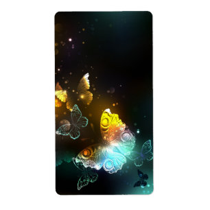 Etiqueta Mariposa luminosa y mariposas nocturnas