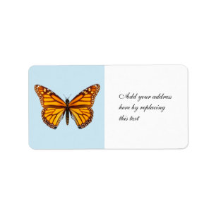 Etiqueta Mariposa monarca