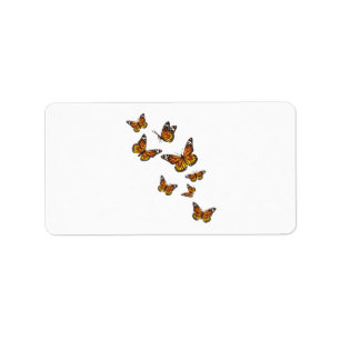 Etiqueta Mariposas voladoras - Butterfly Lover Gardener Ent