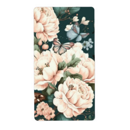 Etiqueta Mariposas y flores