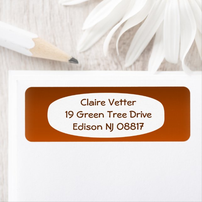 Etiqueta Marrón a Naranja (In situ)