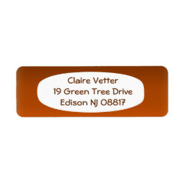 Etiqueta Marrón a Naranja