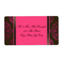 Marrón rosa caliente y chocolate