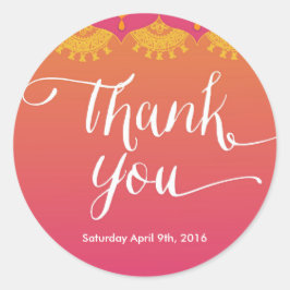 Etiqueta marroquí - Etiqueta de inspiración india