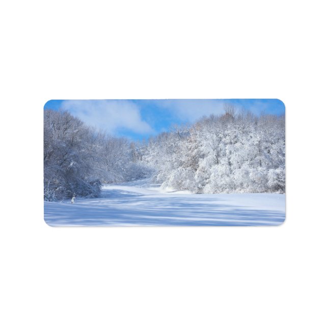 Etiqueta Marthaler Park Snowy Hills (Frente)