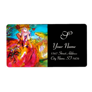 Etiqueta Máscara de carnaval de MIRANDOLINA / Veneciana