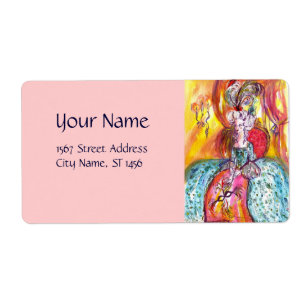 Etiqueta Máscara de Mascarada Veneciana / COLOMBINA