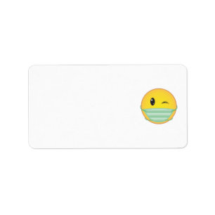 Etiqueta Máscara de uso de emoji