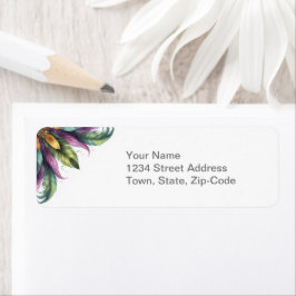 Etiqueta Mascarada de Mardi Gras