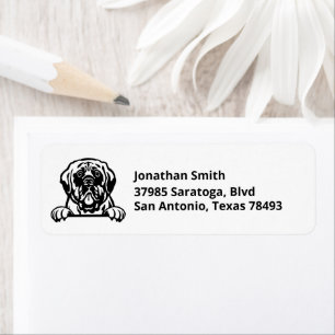 Etiqueta MASTIFF   Image on Return Address