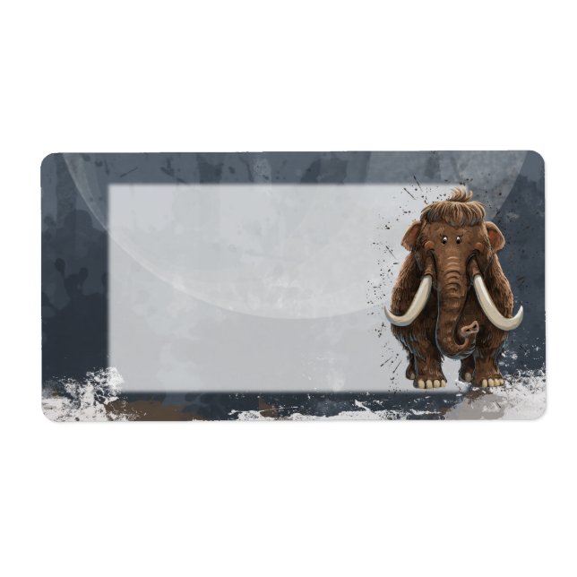 Etiqueta Mastodon (Frente)