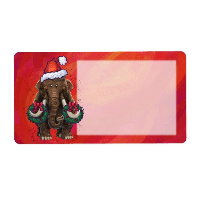 Etiqueta Mastodon matutino (Frente)