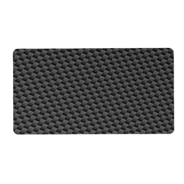 Etiqueta Material de fibra de carbono (Frente)