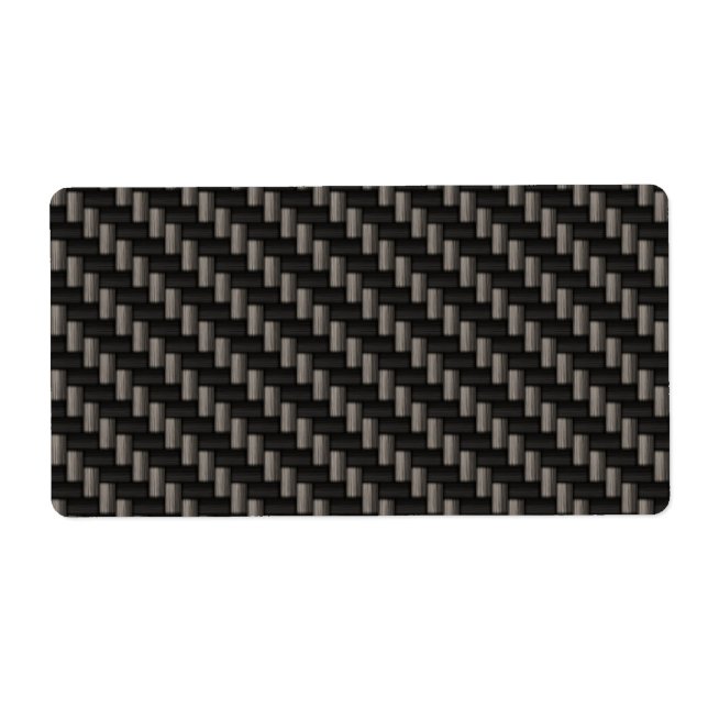 Etiqueta Material de fibra de carbono (Frente)