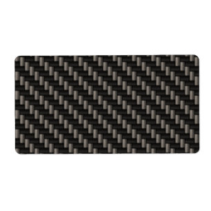 Etiqueta Material de la fibra de carbono