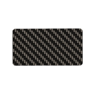 Etiqueta Material de la fibra de carbono