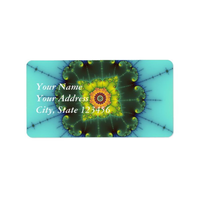 Etiqueta Matilda 1 - Arte fractal (Frente)